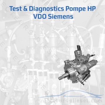 TEST & CONTRÔLES POMPE HP VDO SIEMENS